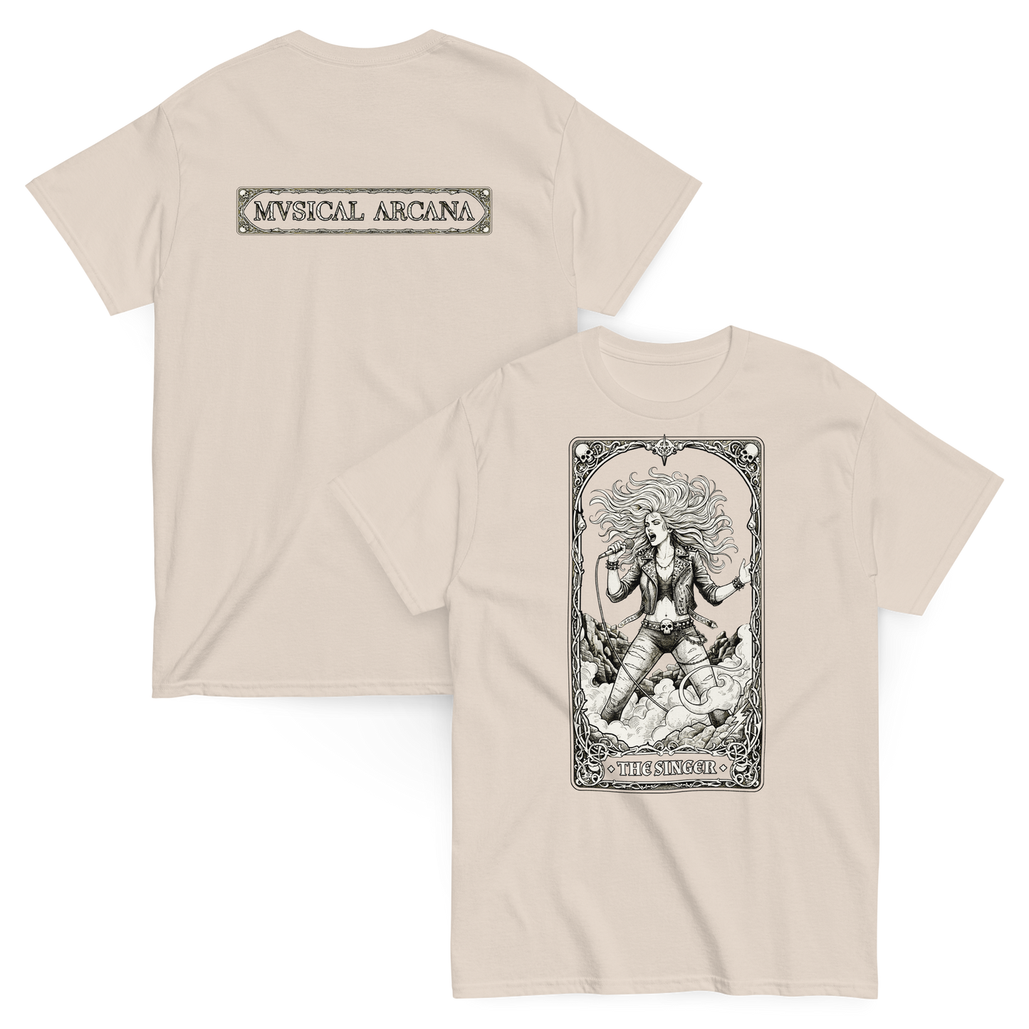 The Singer (female version) - Musical Arcana Series - Tee