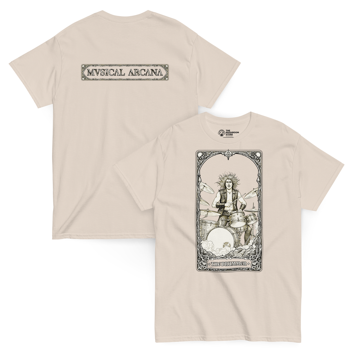 The Drummer (male version) - Musical Arcana Series - Tee