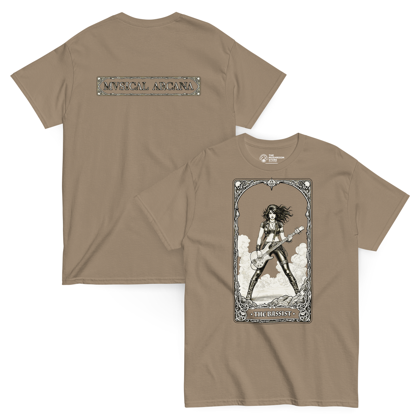 The Bassist (female version) - Musical Arcana Series - Tee