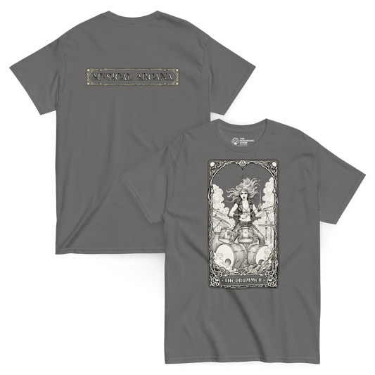 The Drummer (female version) - Musical Arcana Series - Tee