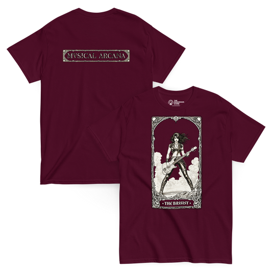 The Bassist (female version) - Musical Arcana Series - Tee