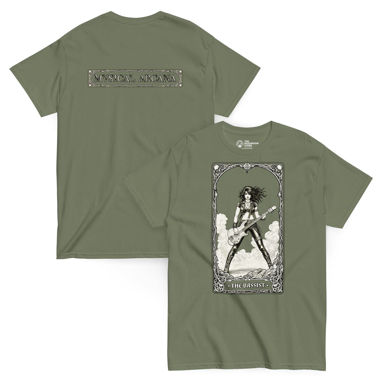 The Bassist (female version) - Musical Arcana Series - Tee
