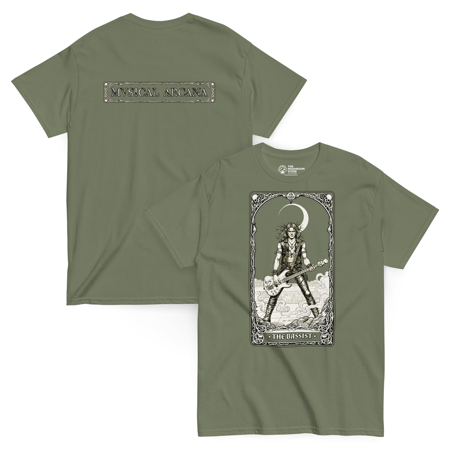 The Bassist (male version) - Musical Arcana Series - Tee